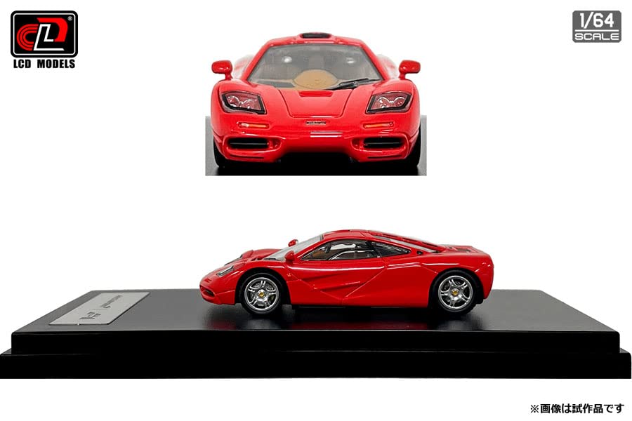 Amazon | LCD MODELS 1/64 McLaren F1 レッド 完成品 | ミニカー・ダイ