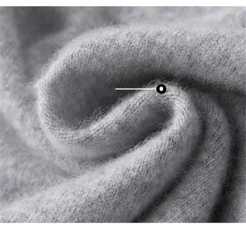 Men's Solid Classic Crew Neck Sweater 100 Percent Merino Wool Pullover Long Sleeve Warm Jumper3