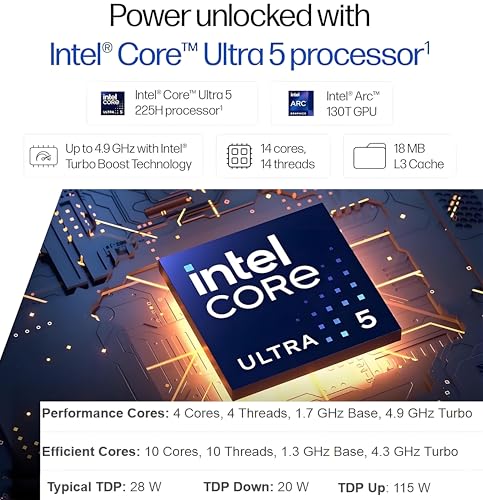 Lenovo ThinkPad E16 Gen 3 16" FHD+ Computadora portátil de negocios, Intel 14-Core Ultra 5 225H, 32GB DDR5, 1TB SSD, WiFi 6E, Bluetooth 5.3, teclado retroiluminado, lector de huellas dactilares