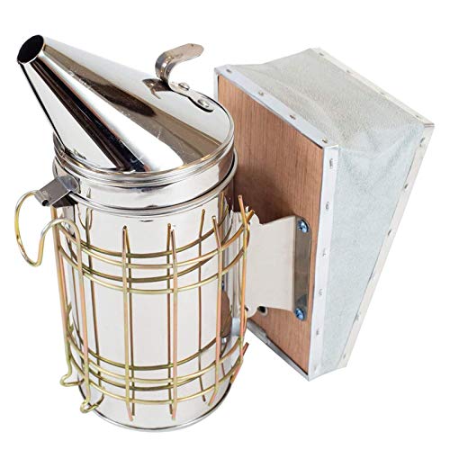 PIGMANA BieneKeer Tools Kit 10 Stück Biene Raucher Biene Pinsel Queen Catcher J Haken Hive Tool Set Imkering Starter Kit… – Bild 3