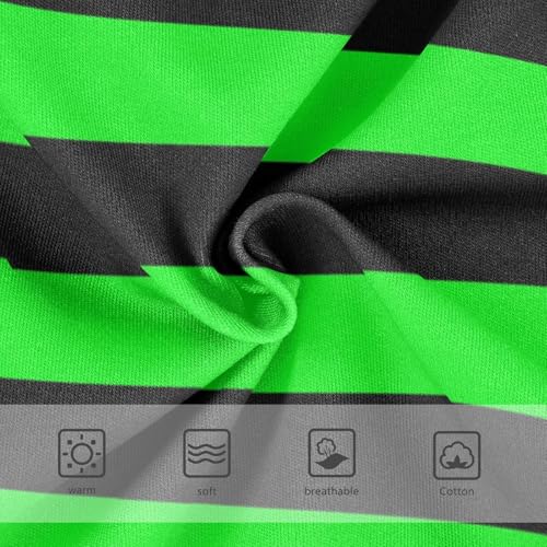 Black Green Stripe Toddler Girls's Underwear 2T3