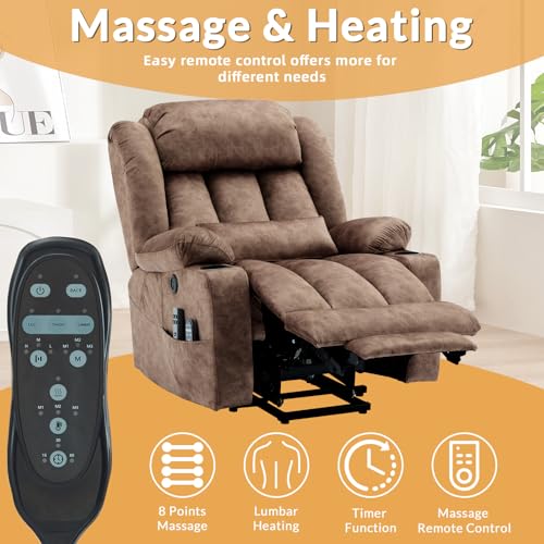Sillón reclinable plegable marrón claro miniatura 6