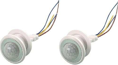 Interruptor de luz con sensor de movimiento AC 85-265 V interruptor de sensor de movimiento infrarrojo PIR sensor de luz de tiempo automático