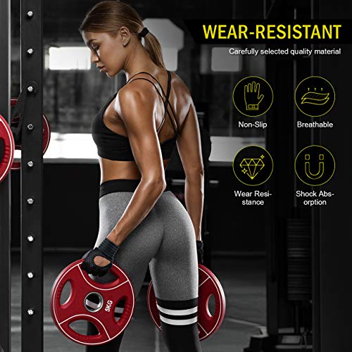 image for Kootek Workout Gloves Weight Lifting Fitness Gloves with Wrist Wrap S