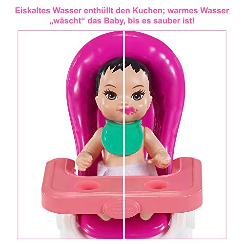 Barbie GRP40 - „Skipper Babysitters Inc." Geburtstag-Spielset mit Babysitter-Puppe & Baby-Puppe (schwarzhaarig) mit Farbwechseleffekt und Zubehör, für Kinder von 3 bis 7 Jahren – Bild 5