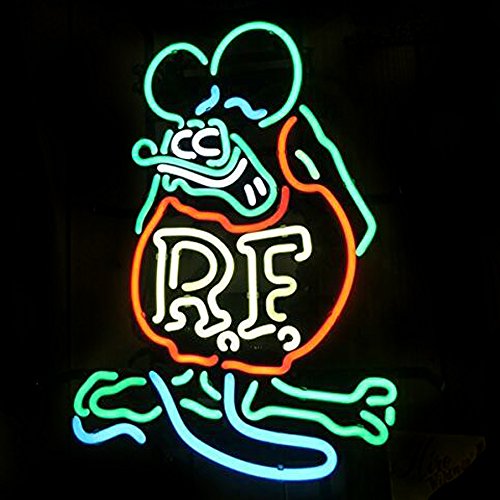 Best Cyber Deals 🔥 Rat Fink Mouse Retro RF Beer Bar Pub Store Party Room Wall Windows Display Neon Signs 19x15