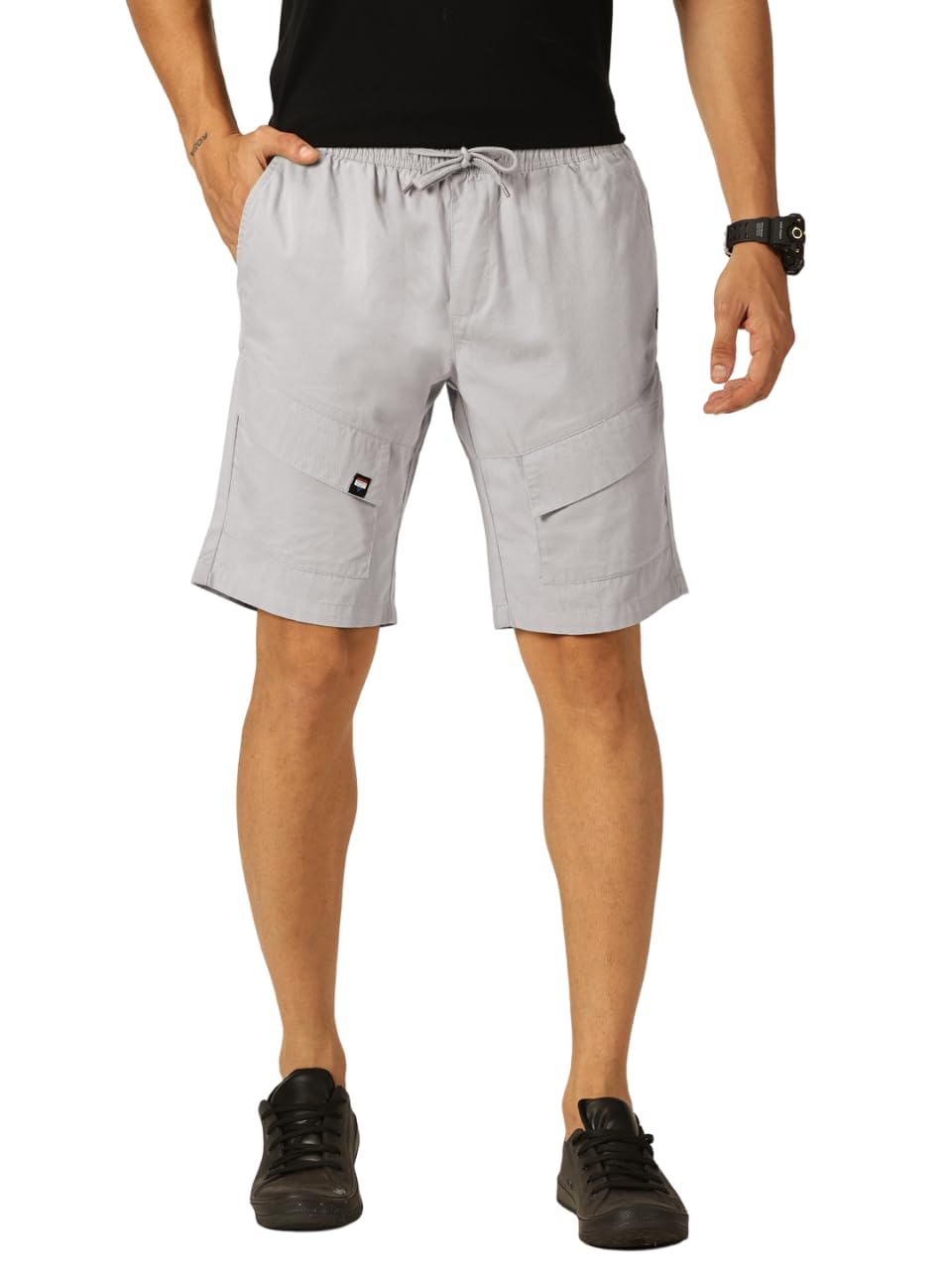 thomas scott Men's | Solid | Cargo Shorts | Regular Fit | 100% Cotton | Above Knee | Casual Short-picture-34
