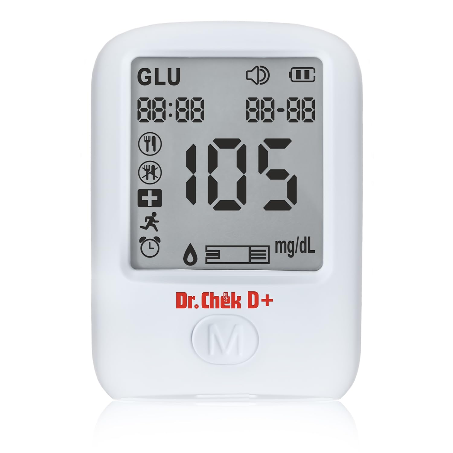 Dr. Chek D+ Blood Glucose Meter Kit (25 Strips 25 Lancets) | Glucometer Monitoring Device-image-36