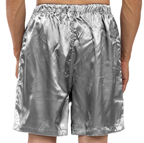 Leisureland Men's Satin Pajama Bottoms, Pants and Boxer Shorts2