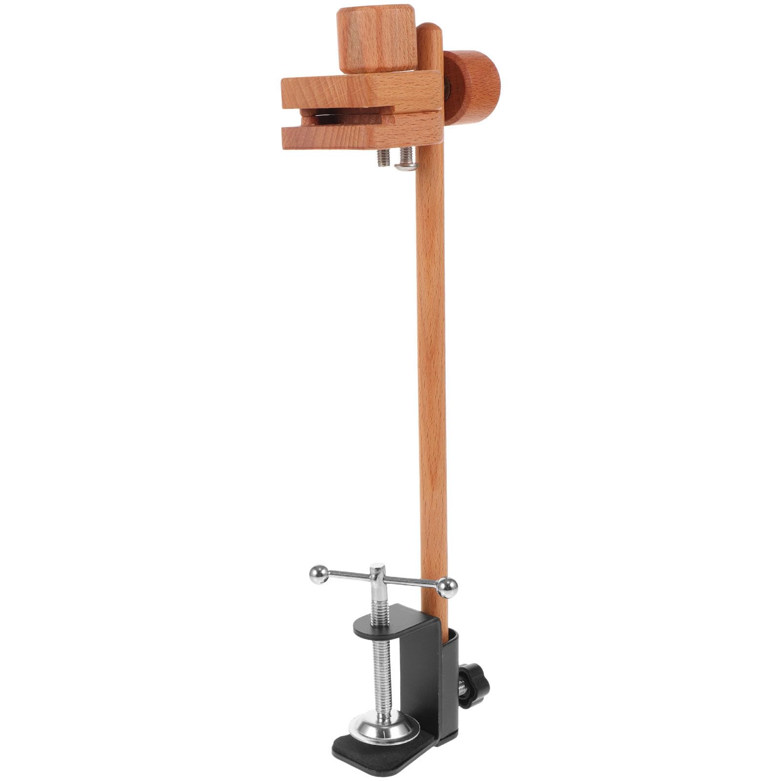 Soporte para bastidor de bordado de madera e hierro BESPORTBLE duradero 8