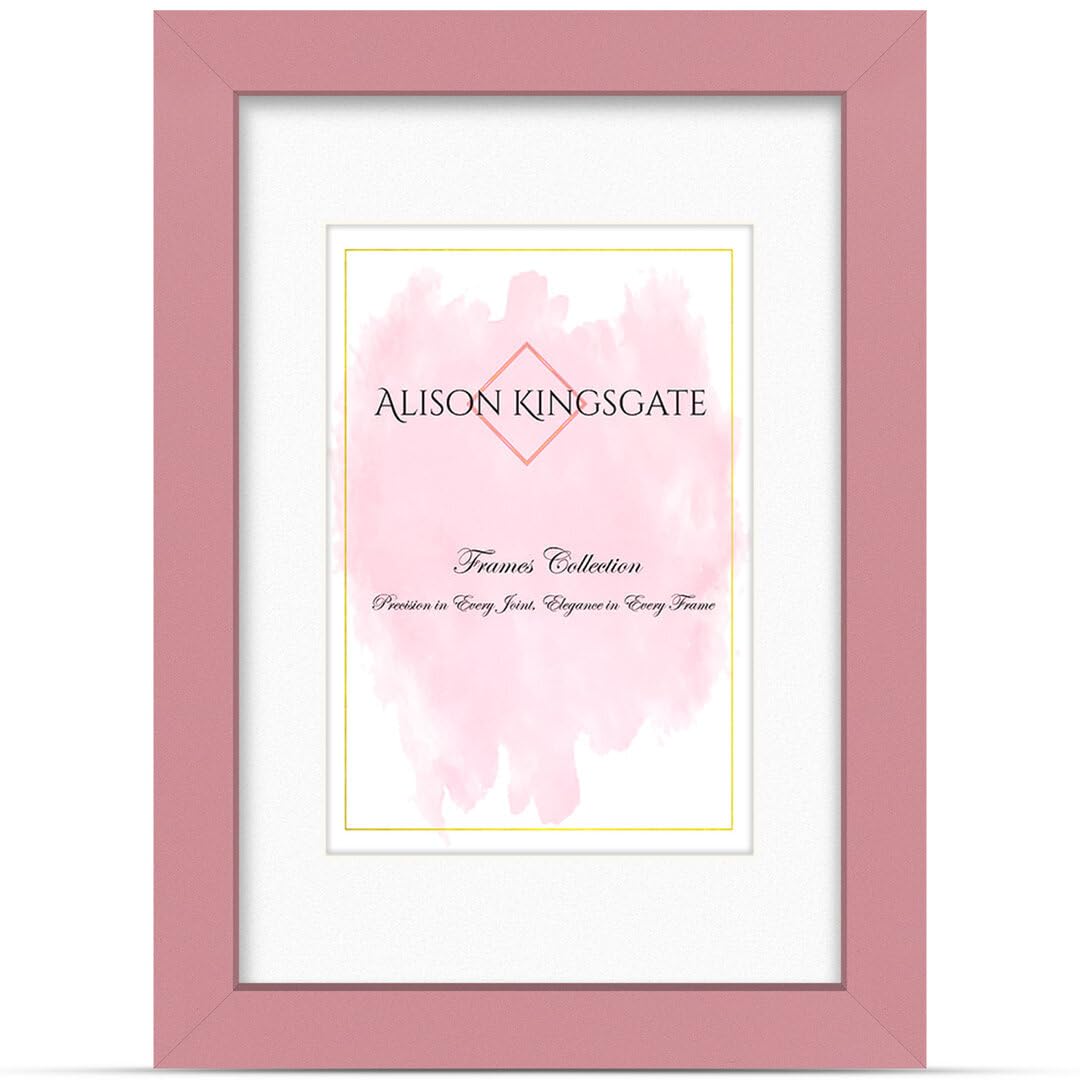 Alison Kingsgate A3 PINK Picture Frame with Mount for A4 Photos