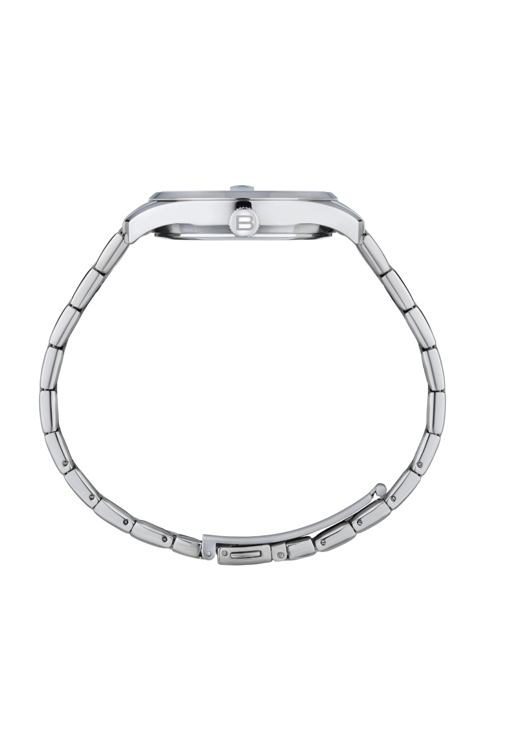 Breil, Collezione Classic Elegance, Orologio Donna con Bracciale e Cassa in Acciaio, Resistente All'Acqua, Vetro Minerale Resistente con Lente d'Ingrandimento, Chiusura con Pulsanti