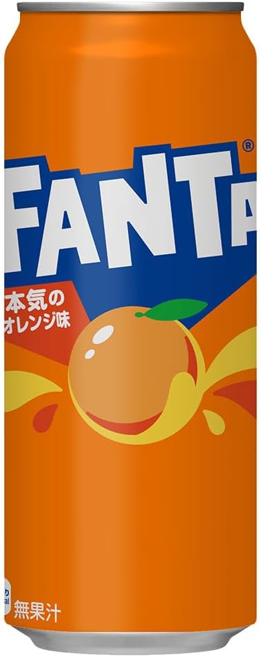 Coca-Cola Fanta Orange 16.9 fl oz 500 ml Cans x 24 Bottles