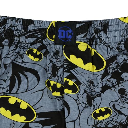 DC Comics Batman Boxer Shorts Men's Action Poses Bat Signal Logo Underwear3