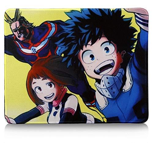 My Hero Academia Anime Large Mouse Pad Gift 12x10 Inches Table Mat for Gaming Office Izuku Midoriya Katsuki Bakugo