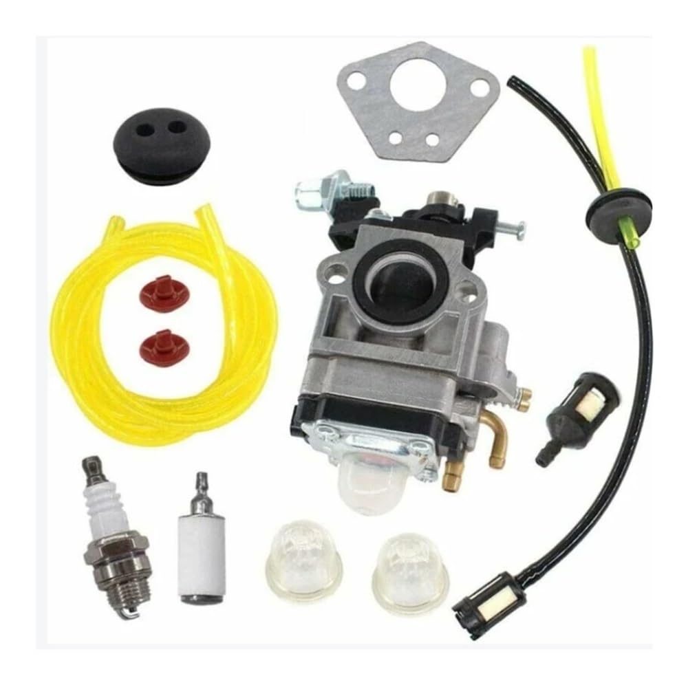 Carburador para desbrozadora 43cc 52cc y motores 1E40F-5 o cortacésped CG430 BC520 1