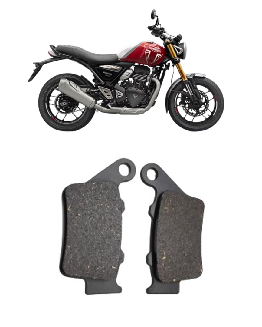 SELVIKE Rear Disc Brake Pads, Compatible with Triumph Speed 400 Motorcycle (TRIUMPH SPEED 400 (REAR))-image-11