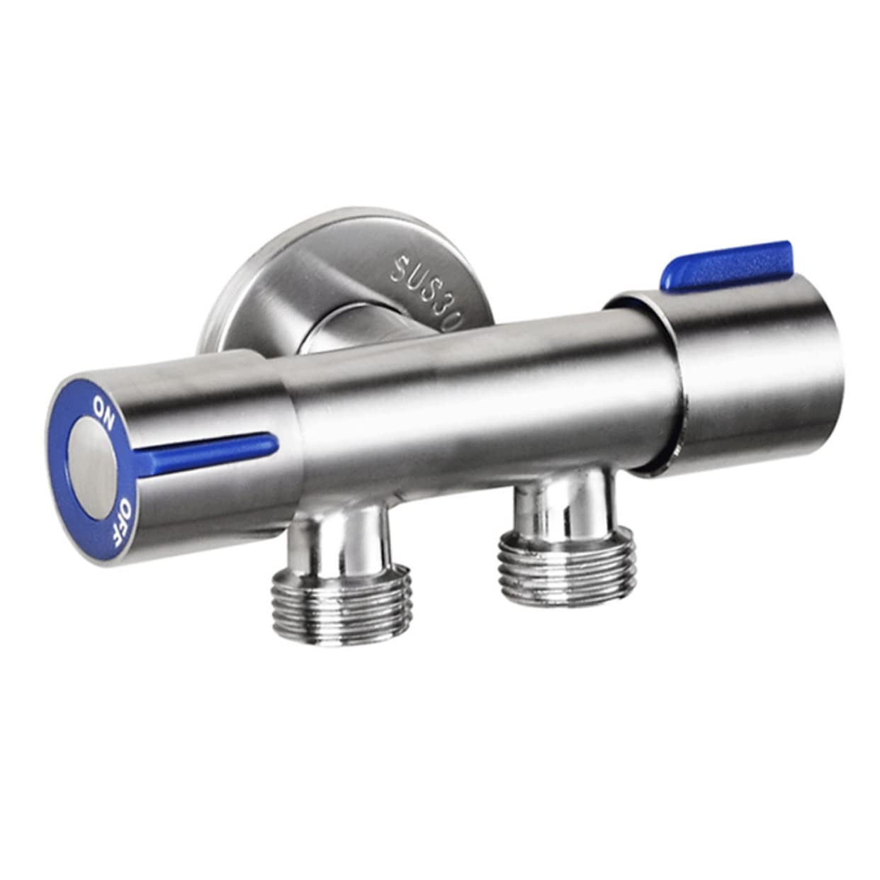 Gadpiparty Bathroom Faucet Sprayer Double Water Faucet for Shower Sink Faucets Double Handle Cold Water