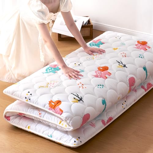 Image of jzbearapt Premium Foam Japanese Floor Mattress Futon Mattress,100% High Density Comfortable Foam, Thicken Tatami Mat Sleeping Pad, Ideal for Comfort and Support, Queen (80" X 60")