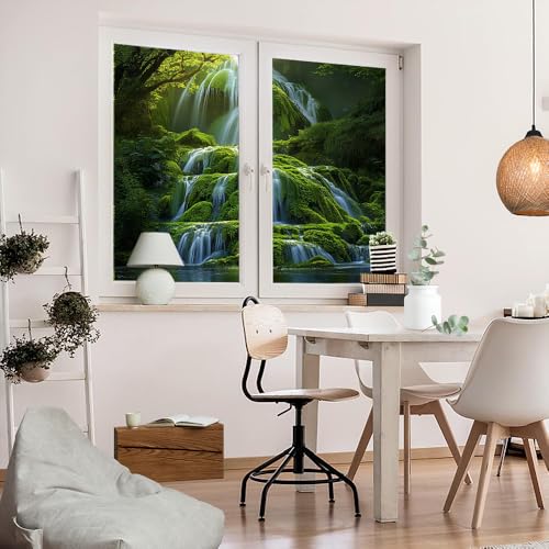 Película de privacidad para ventana efecto vitral 17.7x23.6 pulg x2 miniatura 5