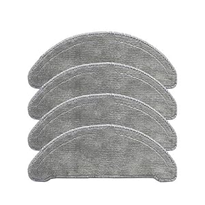 Duendhd 4Pcs Replaceble Mops Cloths Accessories Sets Parts for EVE Plus Robot Vacuum Cleaner