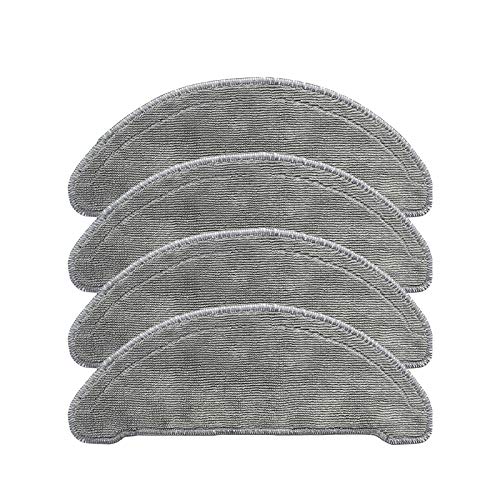 Duendhd 4Pcs Replaceble Mops Cloths Accessories Sets Parts for EVE Plus Robot Vacuum Cleaner