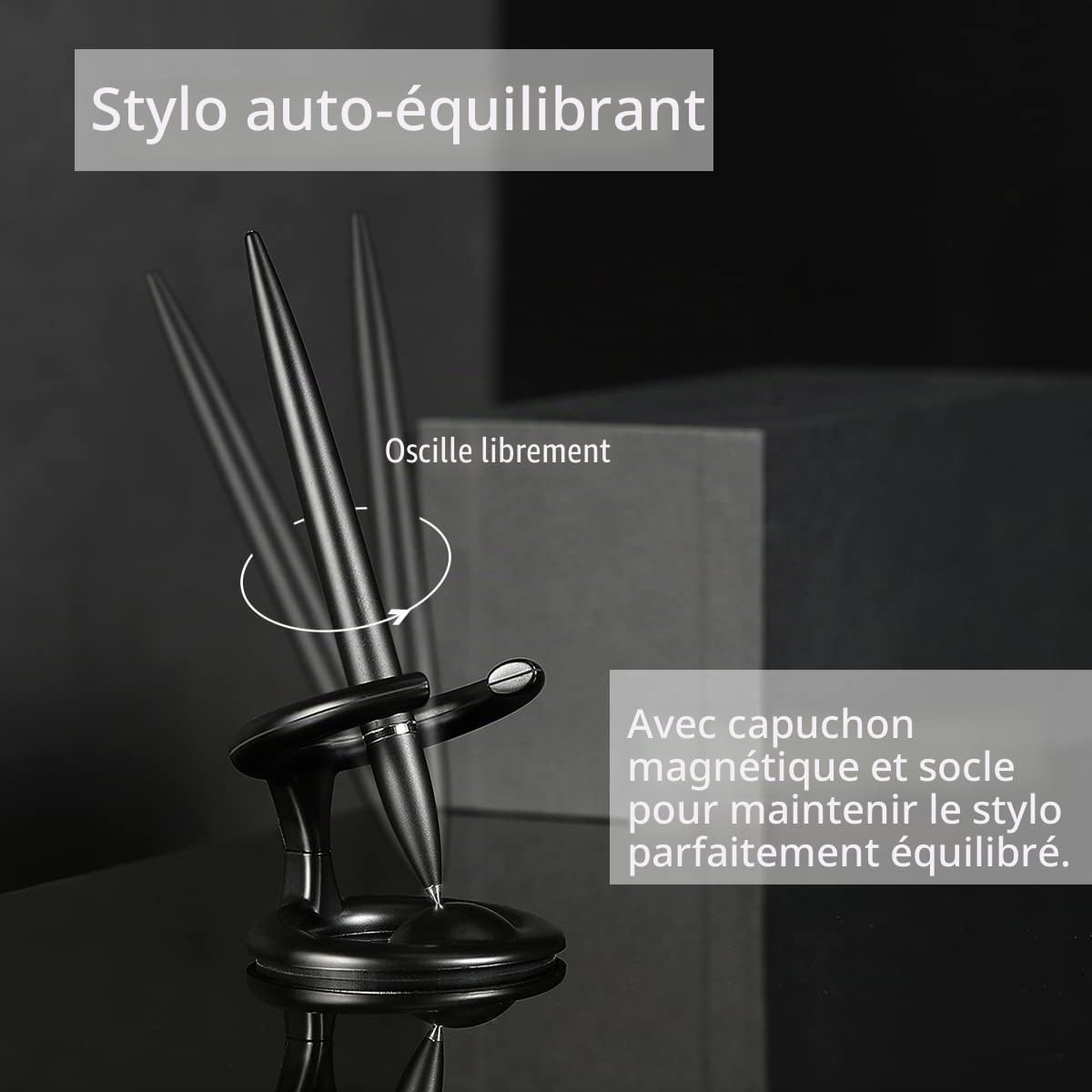 Stylo à bille en lévitation magnétique, stylo flottant de luxe futuriste, stylo exécutif qui défie la gravité, cadeau unique pour homme et femme, décoration de bureau, gadgets technologiques