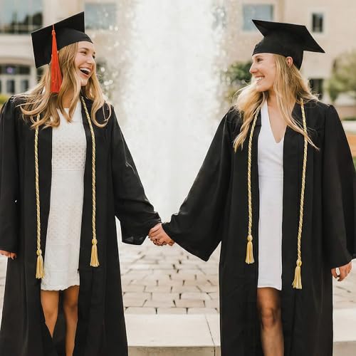 Image of GraduationMall Graduation Honor Cord 68 inch GoldWhite