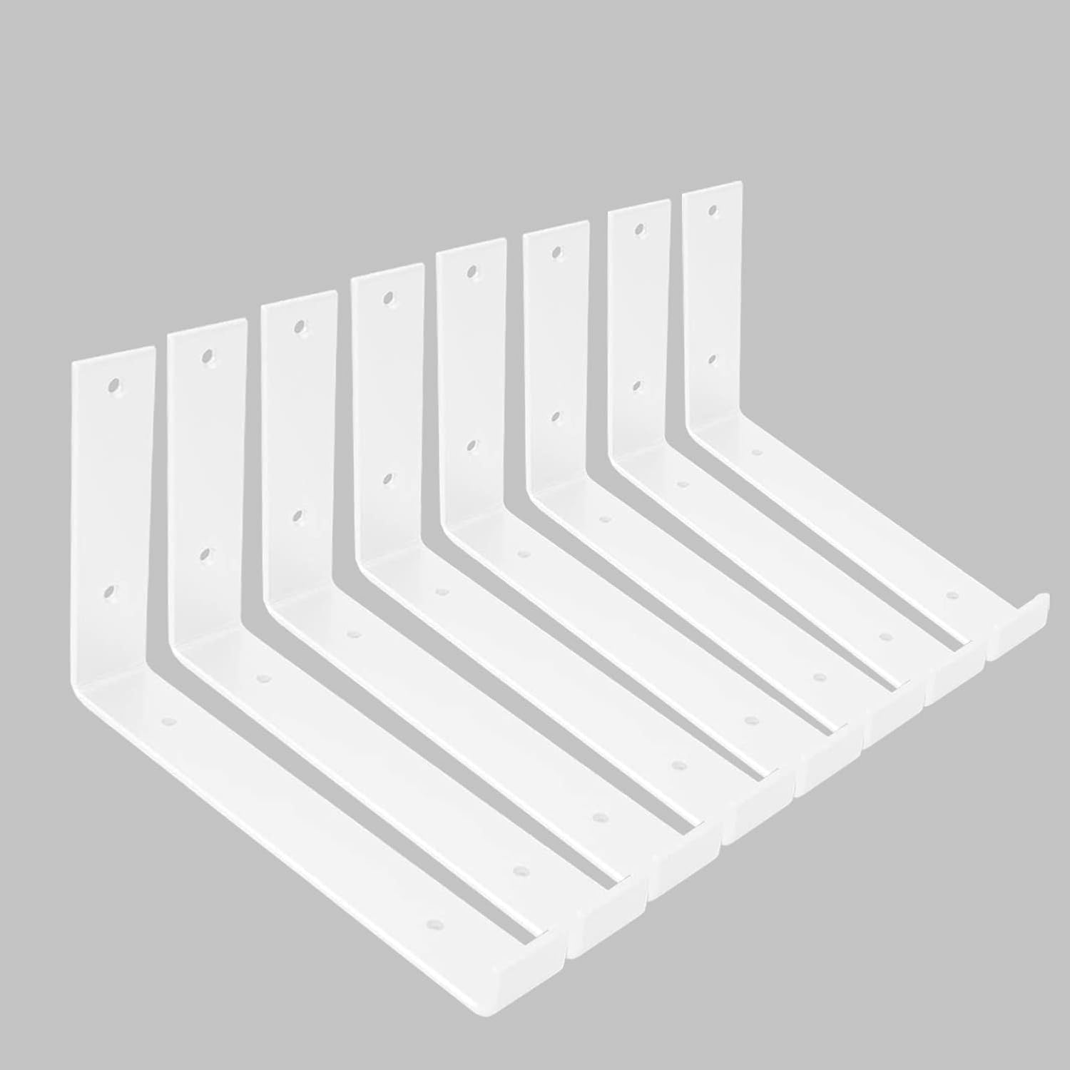Shelf Brackets 9.25 Inch Wall Brackets 8PCS L Bracket Heavy