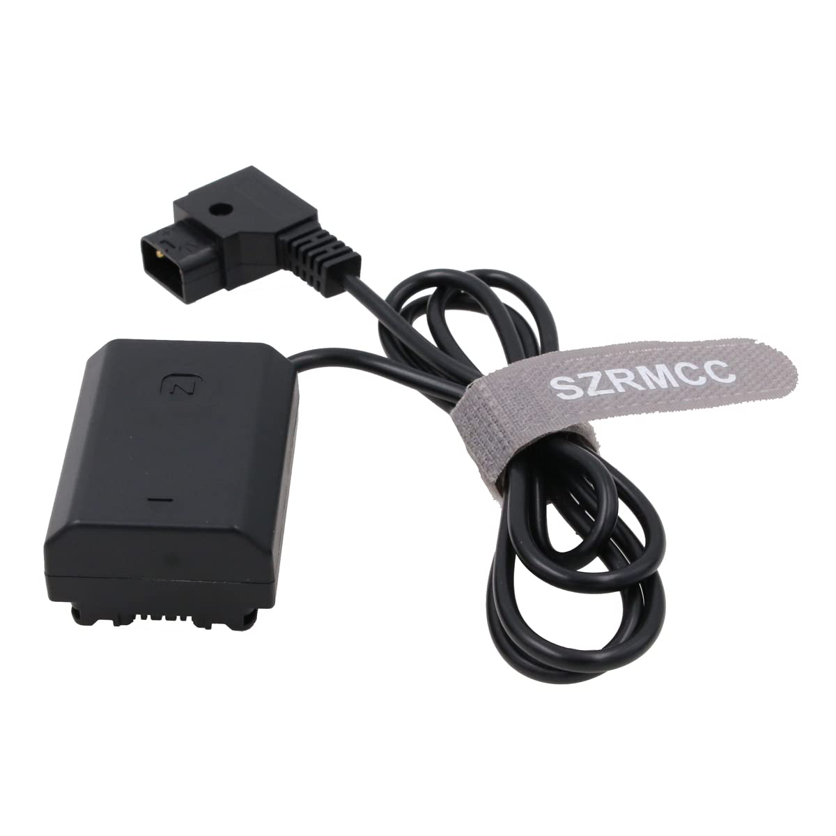 SZRMCC D-tap 2 Pin Male to NP FZ100 DC Coupler Dummy Battery Power Cable for Sony A9 A7III A7RIII A7