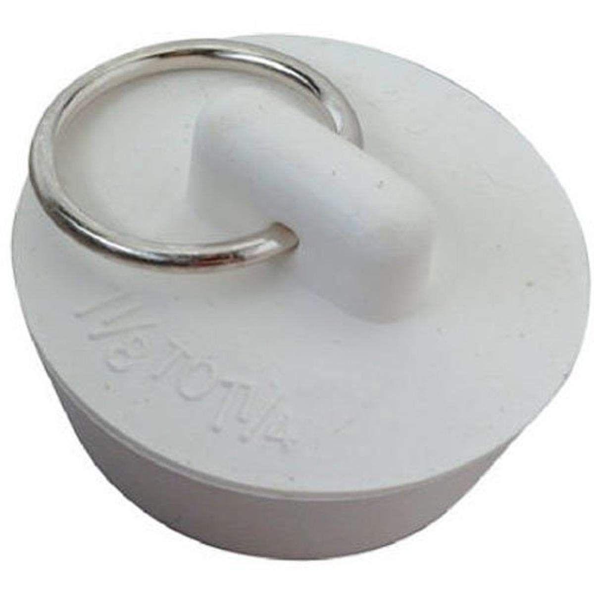 Master Plumber PSB8015 Rubber Stopper, 1-1/4-Inch, White