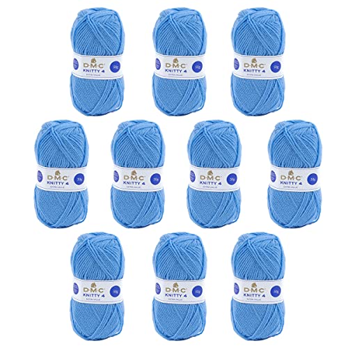 DMC - Lot de 10 pelotes - Fil &agrave; tricoter Knitty 4 - Explications ...