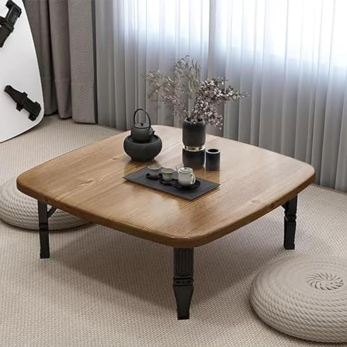 一人用木製茶色座卓 四角形　10卓 楽天市場】完成品 座卓 ちゃぶ台 幅75cm W75cm 四角 正方形 角型 座卓