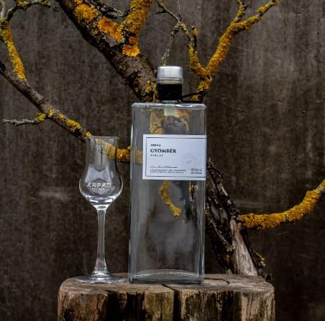 Barack Pálinka Hungarian Dry Apricot Brandy - 1970s (44%, 100cl