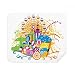 Ferris Wheel Castle Amusement Park Cleaning Cloth Screen Cleaner 2pcs Suede Fabric