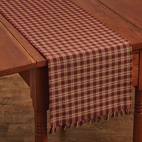 Park Designs Sturbridge Table Runner, 13 x 54, Wine