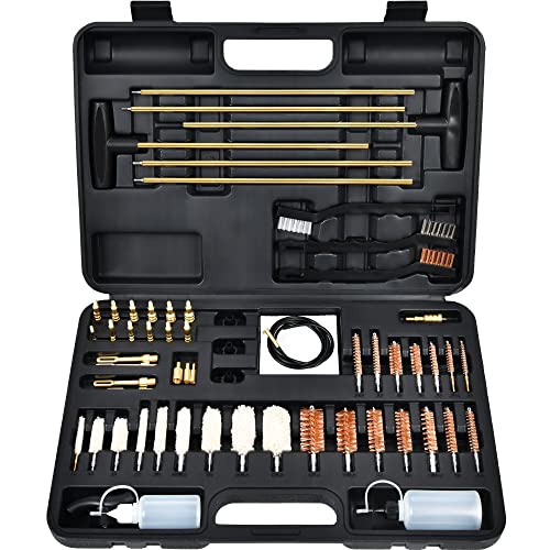 Gun Cleaning Kit Universal Supplies for Hunting Shooting, Handgun Pistol Cleaning Kit for All Guns Elite