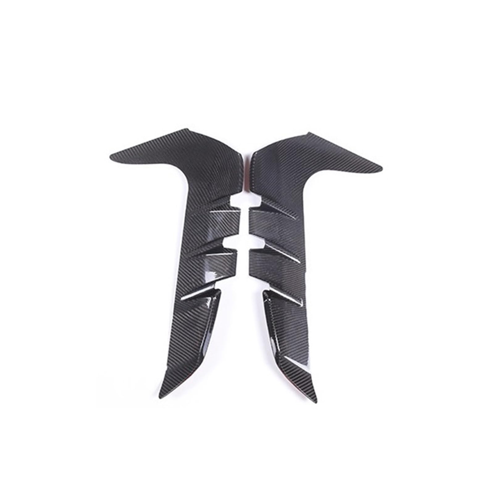 TILIEINE Car Front Side Air Vent Cover Fit For Toyota GR86 Fit For Subaru BRZ 2022-2025 Car Side Fender Air Vent Trim Cover Decorative Sticker(Carbon Fiber Black)