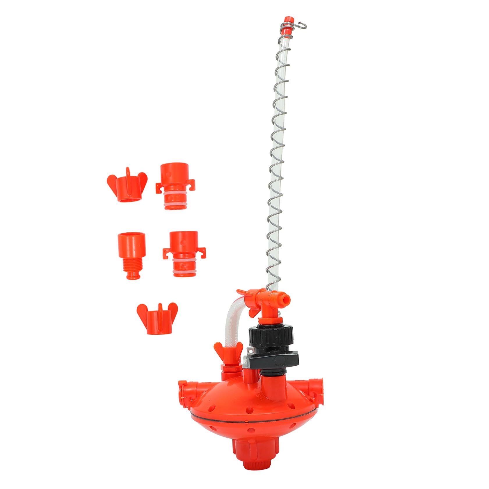 1 Pc Regulador Suministros para Pollitos Fuente para Beber Almacenamiento De Ropa Fuente De Agua para Pollos Decoración del Hogar De Halloween El Plastico Rojo Parrilla Codorniz