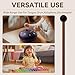 Tongue Drum Mallets, Glockenspiel Mallets, Rubber Xylophone Mallet Percussion with Wood Handle, Bell Mallets Glockenspiel Sticks