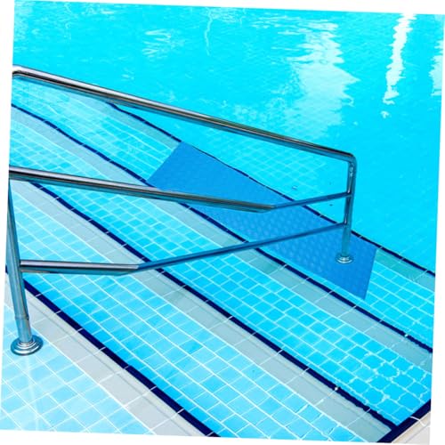 Tapete antideslizante para escalera de piscina azul miniatura 7