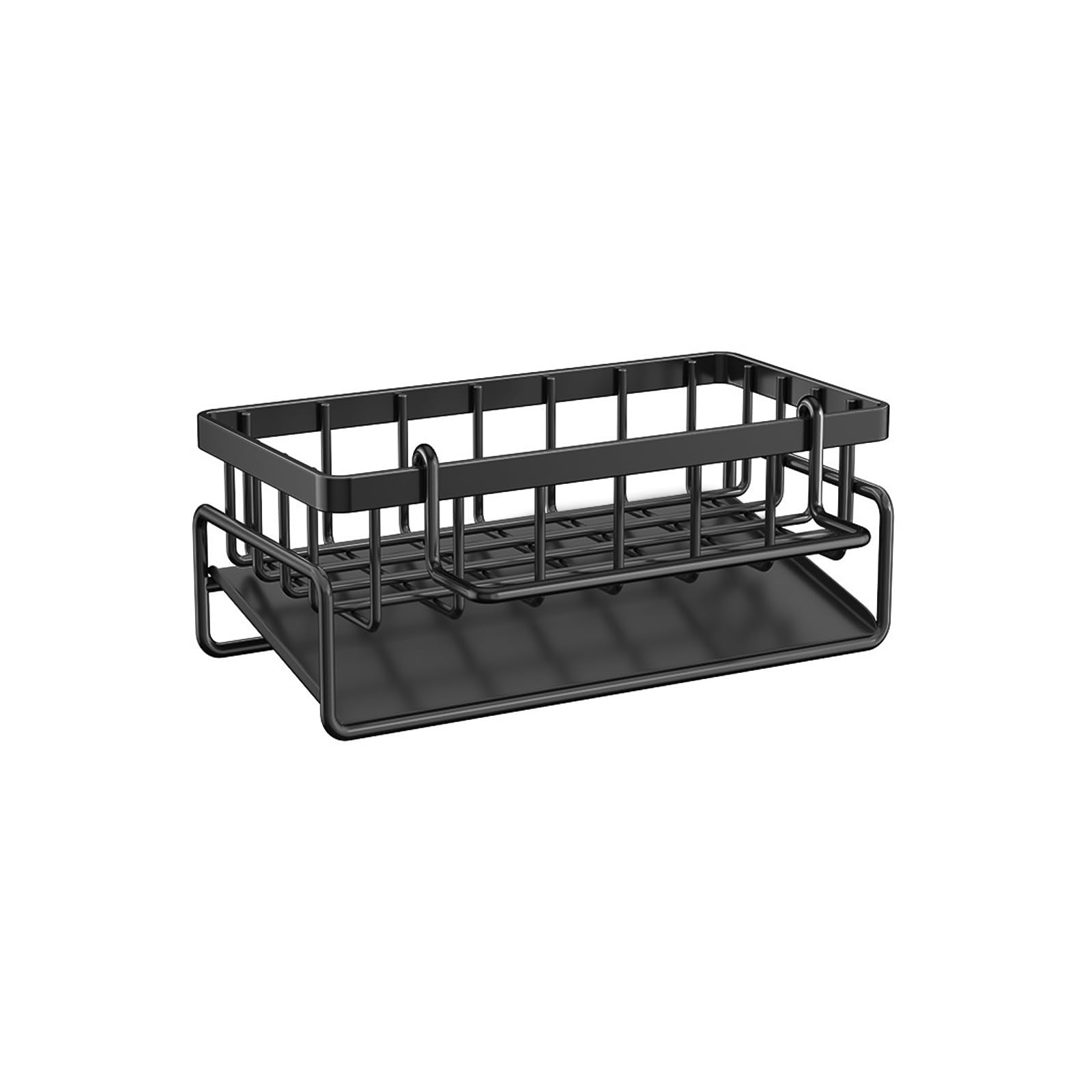 Jazuaiao Rustproof Carbon Steel Rack for Sink Space Saving Kitchen Organizers with Quick Drying Designs Rustproof Drainer Drying Stand