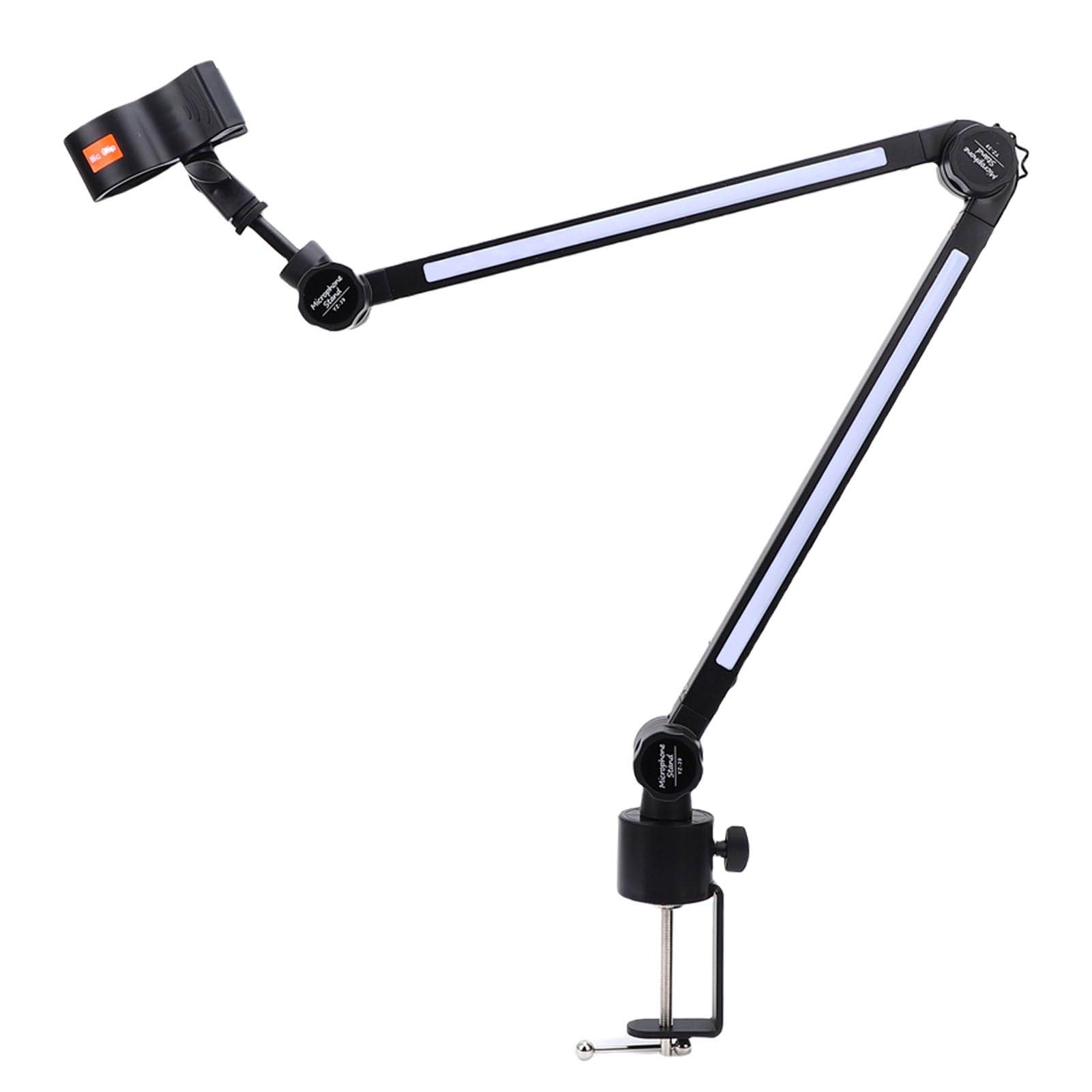 Yosoo Health Gear Bras de Perche de Microphone, Support Réglable en Acier allié, flexibilité à 190 °, capacité de Charge de 2 Kg, Idéal pour le Streaming et l'enregistrement