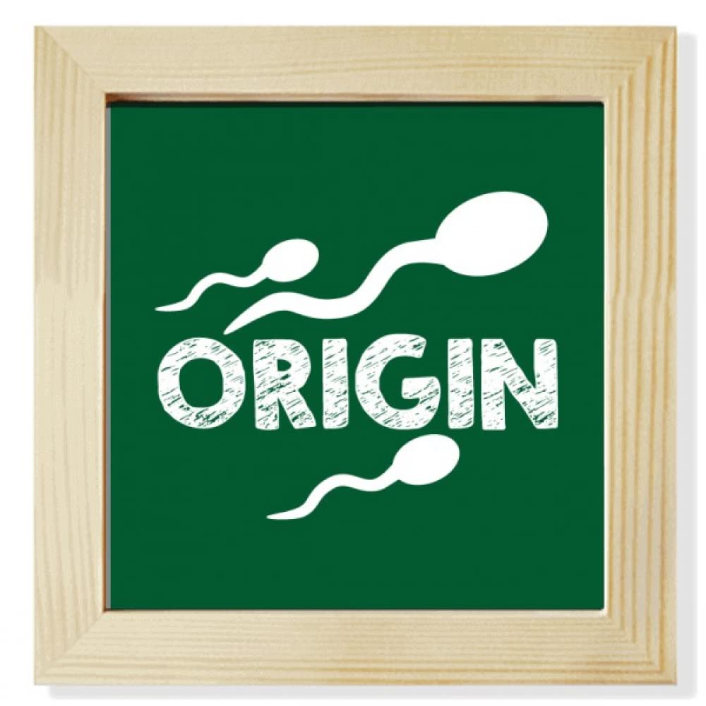 no/no Origin Male Medicine Square Picture Frame Wall Tabletop Display