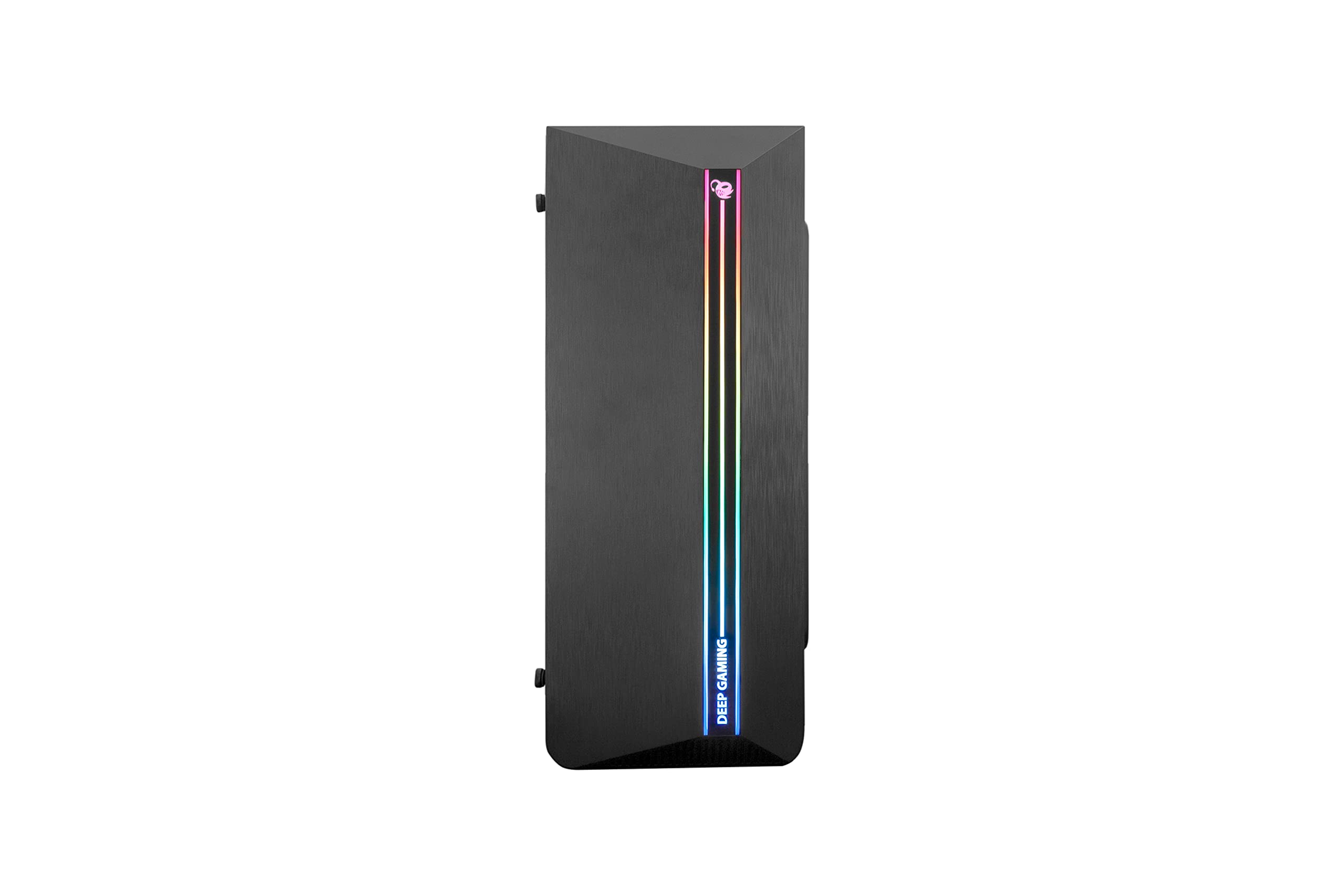 DeepGaming DGC-A200 - PC Gaming Box ATX/microATX, okno boczne ze szkła hartowanego, oświetlenie A-RGB, kompatybilne z chłodzeniem cieczy PC. Kolor czarny