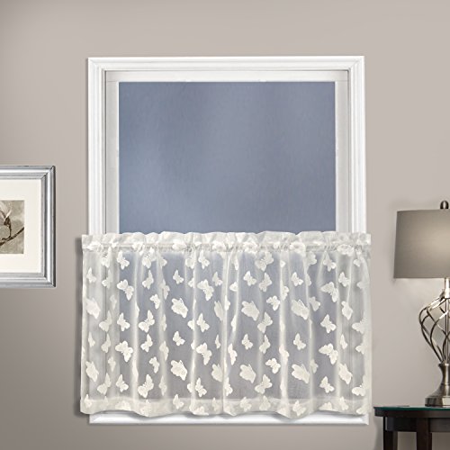 United Curtain Madame Window Curtain Kitchen Tier, 52