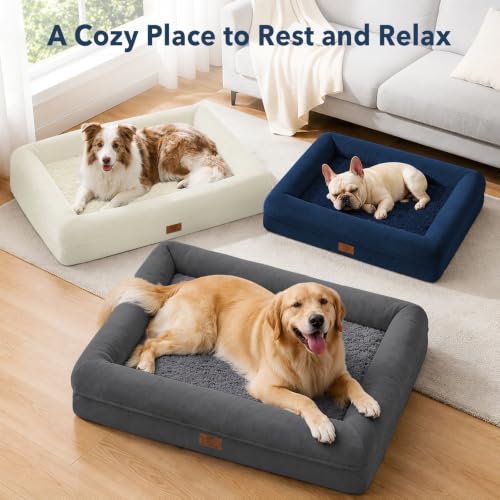 Image of Orthopedic Dog Bed Waterproof Pet Sofa for Large Sized Dogs