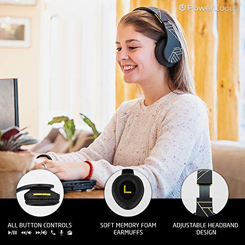 PowerLocus Bluetooth Over-Ear Kopfhörer, Kabellos Stereo Faltbare Kopfhörer Kabellose und Kabel-Kopfhörer mit… - Image 8
