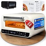Elektrischer Pizzaofen – Starker Elektro-Ofen für neapolitanische Pizza | Backofen, Pizzaofen, elektrisch, Electric Oven | Über 450 Grad FusionHeat-Tech | Genieße Steinofen-Geschmack Zuhause | GIU