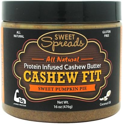 Sweet Spreads Cashew Fit Snacks, Pumpkin Pie, 16 Ounce